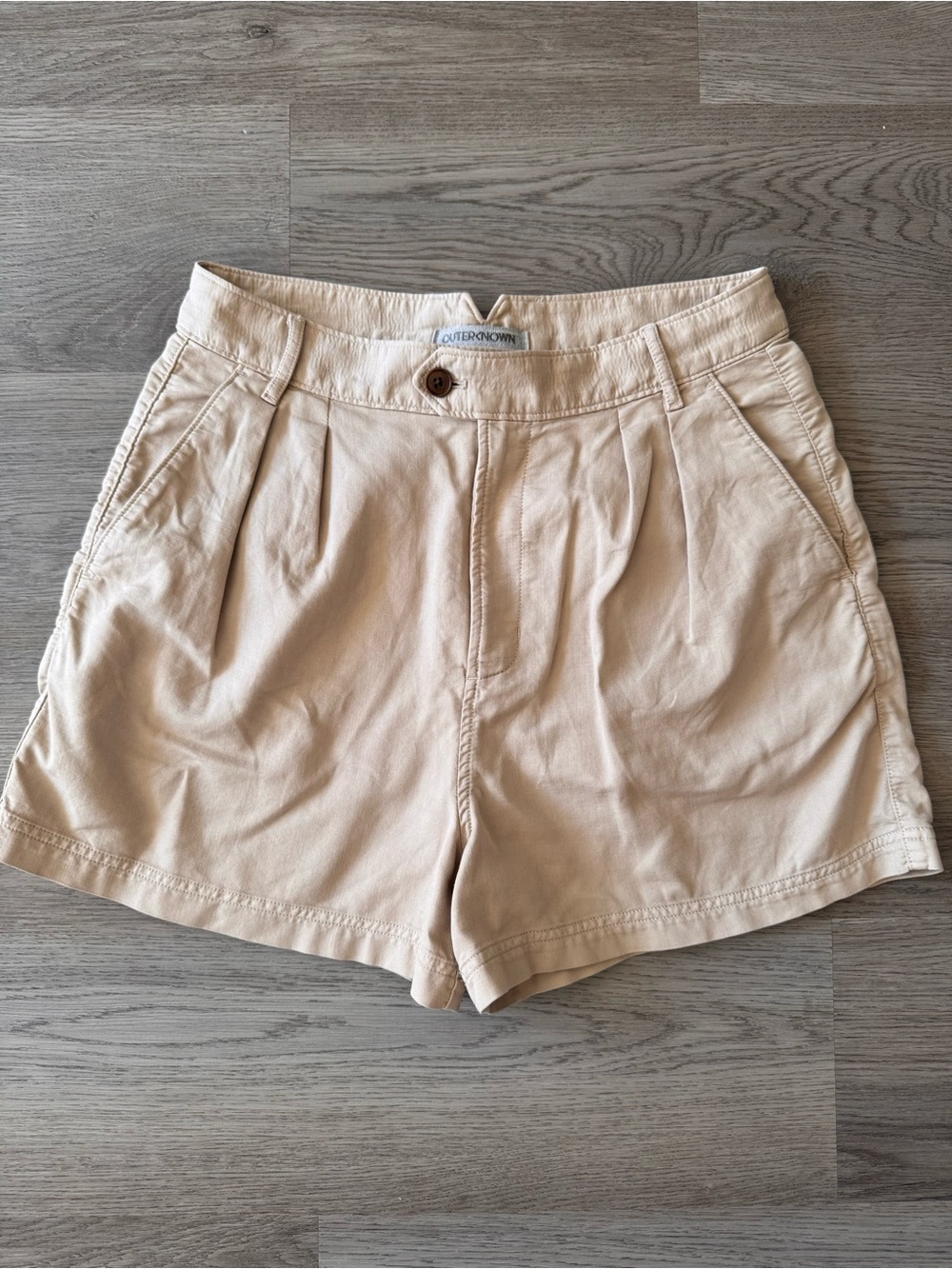 Outerknown Summerland Shorts - Pleated High-Rise Women's Shorts